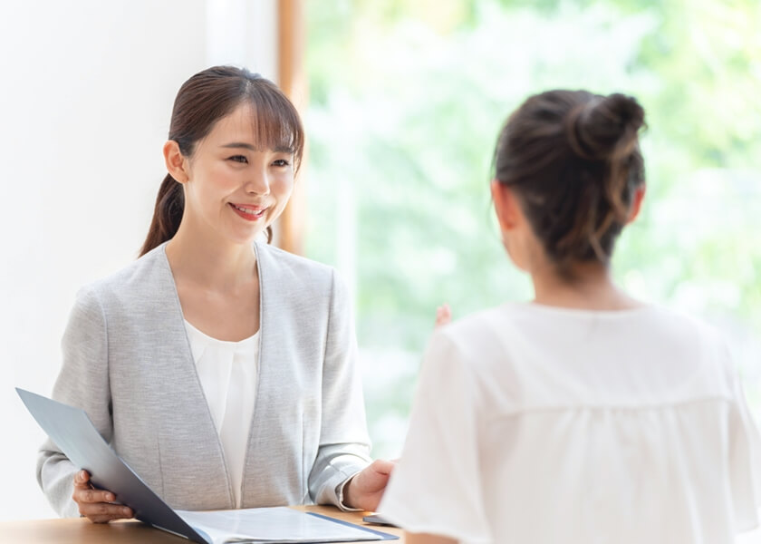 カウンセリング中の様子